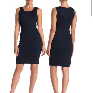 St John Collection Nouveau Wool Blend Knot Dress